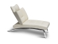 Preview: Chaiselongue Recamiere Leder Beige